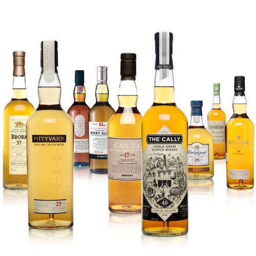 selection of whisky bottles
